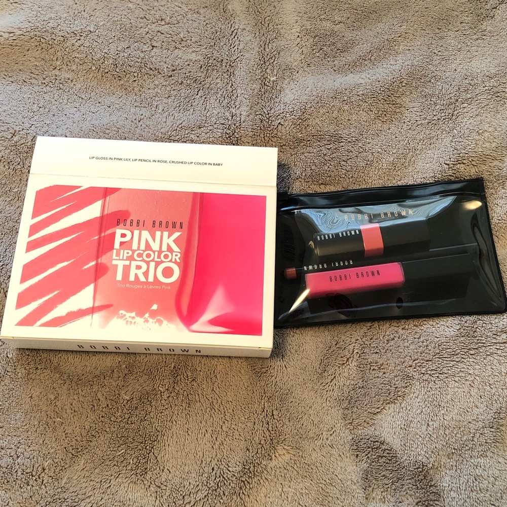 Bobbi Brown Pink Lip Color Trio NIB
